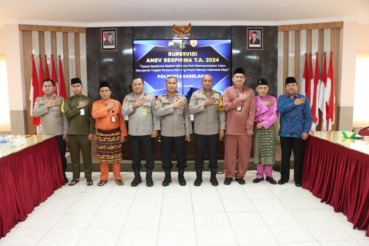 Sespimma Sespim Lemdiklat Polri laksanakan Supervisi dan Anev di Polresta Barelang