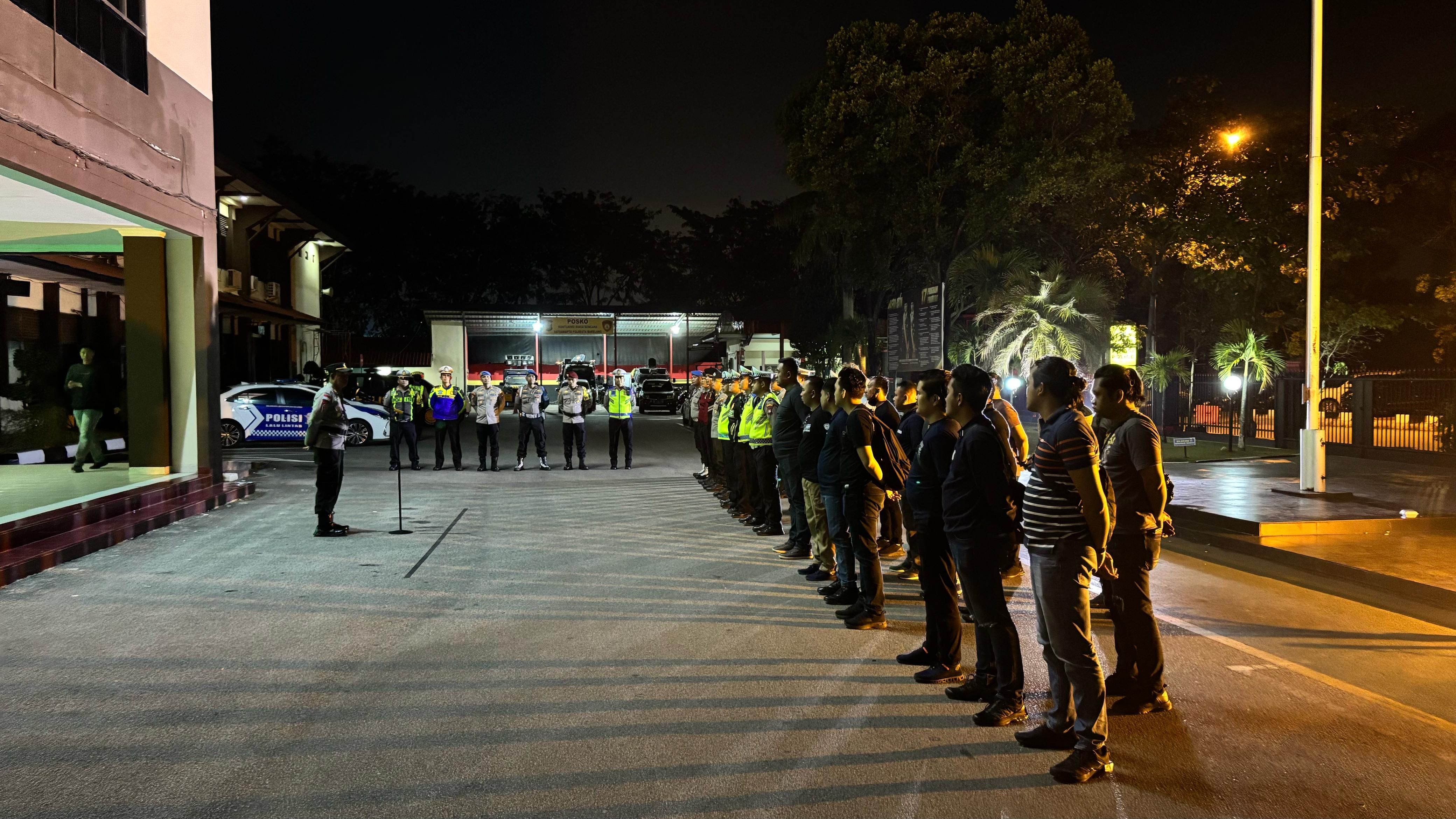 Gabungan Polresta Barelang dan Polsek jajaran Lakukan Cipta Kondisi KRYD Amankan 25 Unit Kendaraan yang Menggunakan Knalpot Brong