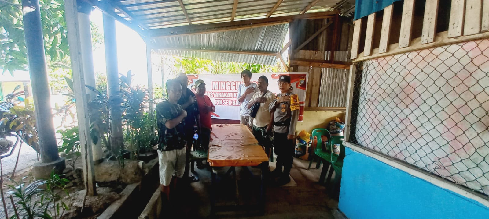 Polsek Batu Ampar Gelar Minggu Kasih Kamtibmas Bersama Warga Kampung Seraya